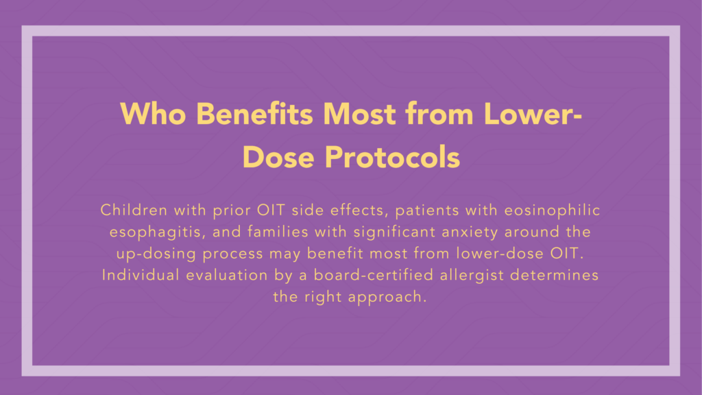 Lower Dose OIT - Wisconsin Food Allergy - Wisconsin - Dr Ringwala - Allergy Care - Food Allergy Specialist
