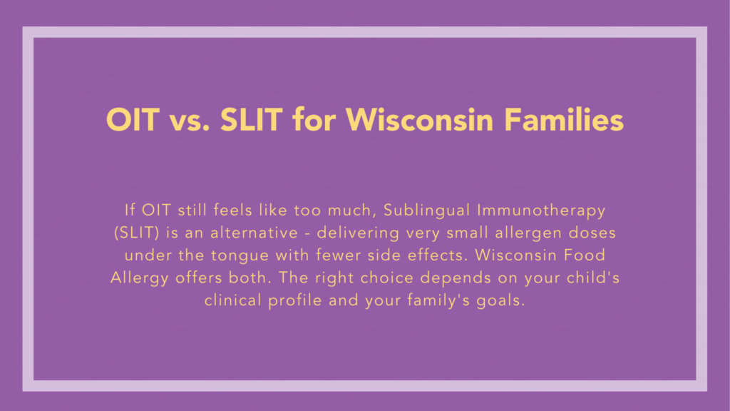 Lower Dose OIT - Wisconsin Food Allergy - Wisconsin - Dr Ringwala - Allergy Care - Food Allergy Specialist